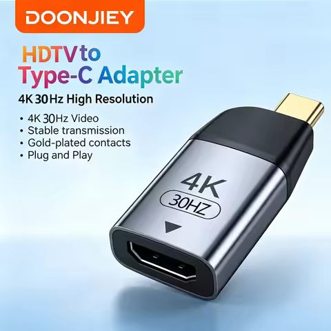 DOONJIEY USB C to HDMI/DisplayPort Adapter Type-C to HDMI/DP Connector 8K60Hz 4K240Hz 2K360 for Thun