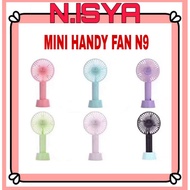 N9 Handheld Small Fan Dormitory Desk Surface USB Rechargeable Portable Mini Fan Free Battery USB Cab