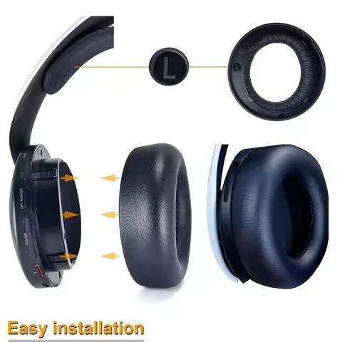 Replacement Ear Cushion Earmuff Covers for Sony PS5 PlayStation PULSE 3D Headset