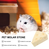 HAMSTER GNAWING BITE TOY | HAMSTER MOLAR CHEESE MINERAL STONE TEETH SHARPENER