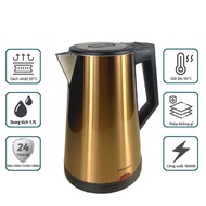 Mitomo ST-631 3-layer stainless steel electric kettle (1.7L), 55 degree heat keeping electric kettle
