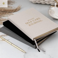 WAY Gratitude Journal, A5 Cloth Cover Five-minute Journal, Record Notebook Waterproof English Versio