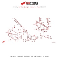 Handlebars - Handlebars (F-4-C) HONDA Wave 100 Kwyp (2013) Parts Catalog