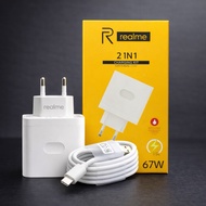 Realme 67 Watt 2 in 1 Type C USB SuperDart Fast Charging Charger 100% Original | Chargency