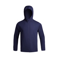 QUECHUA 男款無縫外套 HELIUM 500 - 軍藍色