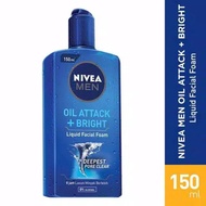 Nivea Men Oil Attack+Bright Liquid Facial Foam 150ml