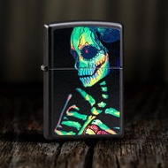 【ZIPPO官方旗艦店】夜光骸骨防風打火機 48761