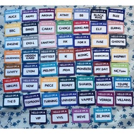 KPOP FANDOM STICKER NAME | WATERPROOF HIGH QUALITY