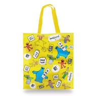 (Arnplern) SST5 กระเป๋ากระสอบสาน PP Sesame Street SST C PP Woven Tote Bag (SST5C PPWB YE35) W35xH40xS15 cm