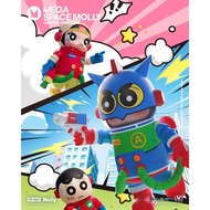 POP MART MEGA SPACE MOLLY 400%+100% Crayon Shin-Chan Dynamic Superman Doll Toy POP MART Official Sto