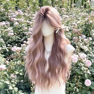 Xu Chang Wig Yuanyang New Style Net Feel Wig Milk Fu Fu Hair Root Dyed Bean Paste Powder Middle Sepa