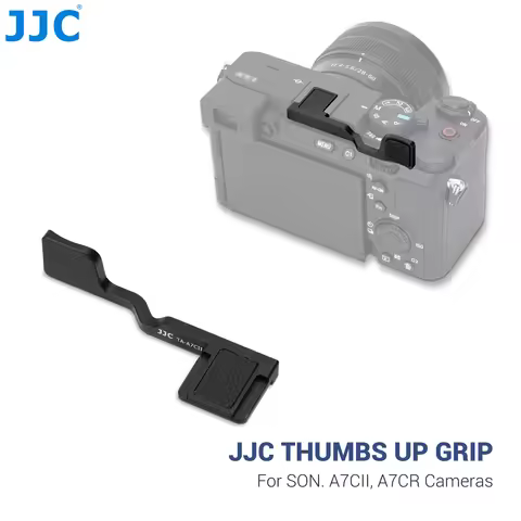 JJC Metal Hot Shoe Thumbs Up Grip Camera Portable Bracket Mount for Sony A7CII A7CR A7C II Camera Ha