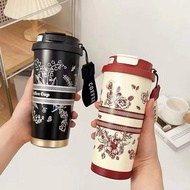 Water Tumbler Colour Bottle Thermos Tumbler Water Bottle Straw Cup Stainless Steel 530ml