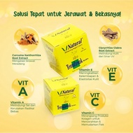 CS1 V NATURAL Paket Cream Siang - Malam Temulawak/PROMO/COD/BPOM
