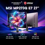 MSI PRO MP273Q E7 Computer Monitor 27 inch WQHD - 75Hz - IPS - 1ms -