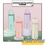 🦁 Cille 500ml 316 Stainless Steel High Quality Sport Vacuum Flask Thermos Water Bottle 不锈钢保温瓶 水壶