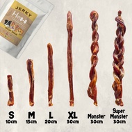 Bully Stick Braid - Bully Stick Dog Snack, Dog Chew, Dog Treats, Dental Chew for Dog - HHjerky