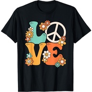 Peace Sign Love 60S 70S Costume Groovy Hippie Theme Party T-Shirt
