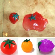 Tiktok Paper Squishy Decompression Artifact Pinching Vent Ball Out of Gas Office Cute Kids Toy Ball Fruit Ball Tomato Tomatoes