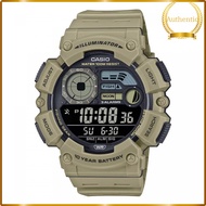 Casio Collection Men’s Digital Watch, Sand Color, WS-1500H-5BVEF, Resin Case and Strap, Strap.