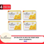 ENCHANTEUR Deluxe Perfumed Soap Charming 90g X (4 Packs)