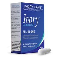Ivory Caps Ivory Complete ALL-IN-ONE Advanced Glutathione/Vitamin C Supplement with Alpha Lipoic Aci