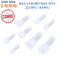 [COMBO PRICE] Convenient Cos head plug wire size 22AWG - 8AWG
