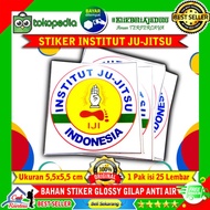 STIKER LOGO LAMBANG INSTITUT JU-JITSU JUJITSU INDONESIA IJI STICKER