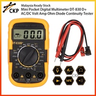 Mini Pocket Digital Multimeter DT-830D+ AC/DC Volt Amp Ohm Diode Continuity Tester Ammeter Voltmeter