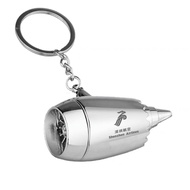 Creative Airline Company Keychain Aircraft Engine Pendants In-Flight Gifts Zinc Alloy Solid Color Av