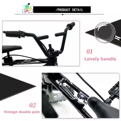 Simulation Collection Model Alloy Spare Tire BMX Bicycle Mini Bike Mini Finger Bike Finger Bmx Bike