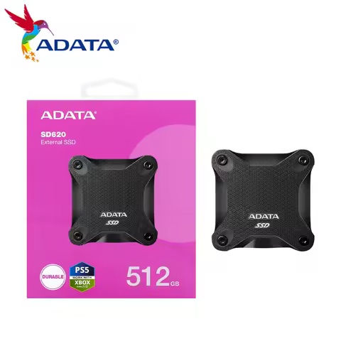 ADATA SD620 External SSD USB3.2 GEN2x2 Ultra Fast PSSD 512GB Portable Solid State Drive Hard Disk NV
