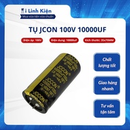 Genuine JCON capacitor 100v 10000uf 35x70mm good quality kapasitor kipas siling kapasitor kipas kipa