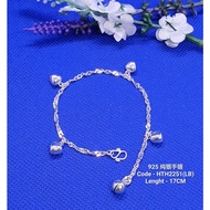 【 READY STOCK 】925纯银手链 Gelang Tangan Silver Bracelet Silver 925   纯银(925) 手链