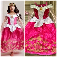7/8 years Disney Sleeping Beauty princess dress Aurora princess dress 迪士尼愛洛公主睡美人公主裙