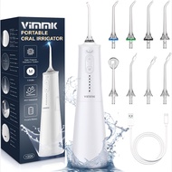 【Original 】Water Flosser Cordless Water Dental Flosser 8 Jet Tips 5 Modes 300ml IPX7 Portable Rechar
