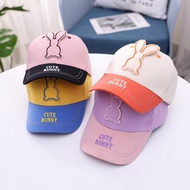 Cute Rabbit Khaki Cotton Baseball Cap (2-5 Years Old) M31