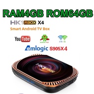 รุ่นใหม่สเปคแรงมาก- HK1 RBOX X4 Wifi 2.4/5G Bluetooth 4.1 CPU Amlogic S905X4 Android 11 รองรับLAN100