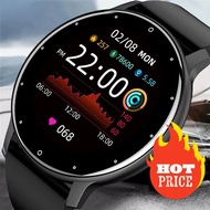 ZZOOI 2023 New Smart Watch Men Full Touch Screen Sport Fitness Watch IP67 Waterproof Bluetooth For Android ios Gift smartwatch Men box