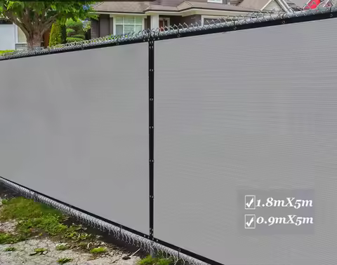 Fence Privacy Screen Windscreen,with Bindings & Grommets, Heavy Duty Privacy Screen Mesh for Commerc