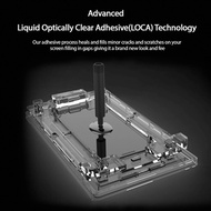 DomeGlass กระจกกันรอยกาว UV สำหรับ OnePlus 11 / 10 Pro / 9 Pro / 8 Pro / 7 Pro / 7T Pro กระจกใสเต็มจ