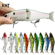 KHJ Fishing Lure Bait, Bionic 2-section Swimbait, Professional 18.5g 11.5CM Softtail Glide Hard Bait