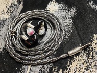 敬師禮 三層金銀銅石墨烯屏蔽線 耳機線 升級線 mmcx 0.78 cm 4.4mm 3.5mm