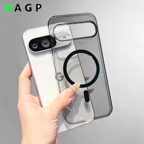 Transparent Slim for Magsafe Magnetic Case for Google Pixel 10 9 Pro XL 10A 9A 10proXL Ultra thin Wi