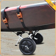 [Lsllb] Foldable Kayak Trolley with Solid Rubber Tires, Lashing Straps, Kayak Trailer, Canoe Carrier