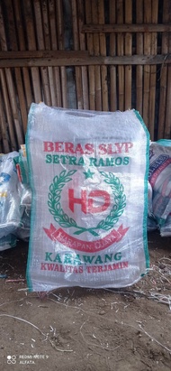 Karung Beras Bekas 25kg Isi 20pcs ( BACA DESKRIPSI )