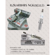 ILZKAR8H8S (4pcs) NGK Laser Iridium For Honda Civic 1.5 FC Turbo