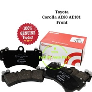 Original Brembo Brake Pad - Toyota Corolla AE80 AE92 EE90 AE101 AE111