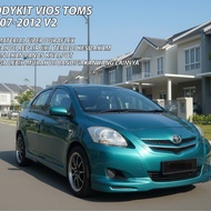 0% installment bodykit vios toms gen2 body kit vios 2007-2012