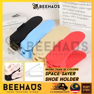 BEEHAUS Shoe Rack Shoe Holder Shoe Storage Stacker Shoe Organizer Adjustable Shoes Rack Space Saver Colorful Rak Kasut